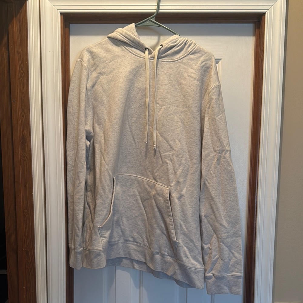 Men's Cream Hoodie Sweater